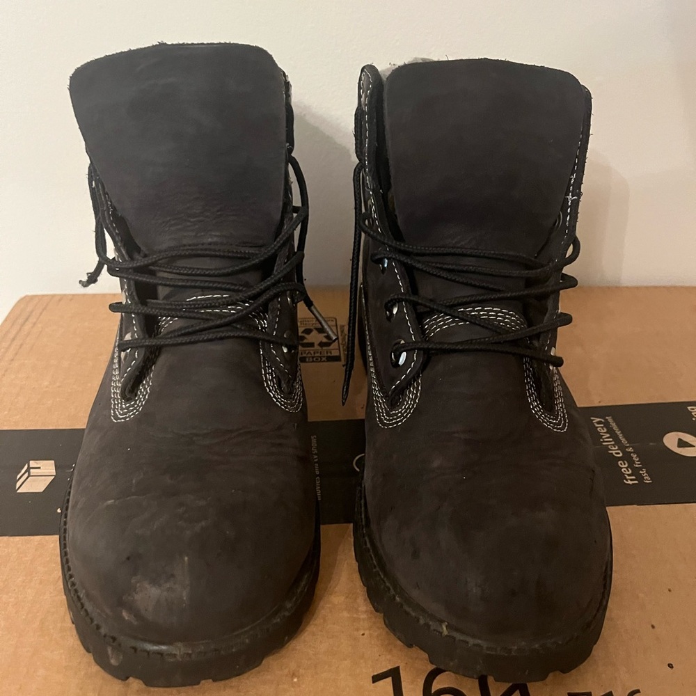 Timberland Men's Black Leather Boots